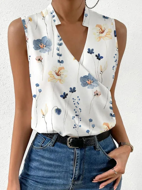 Lise - Stylish Sleeveless women's blouse