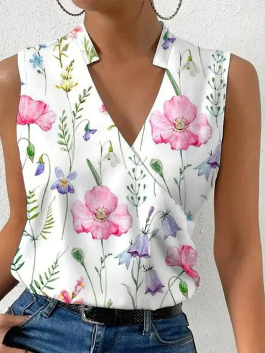 Lise - Stylish Sleeveless women's blouse