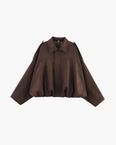 Liora | Women's Suede Bomber Jacket