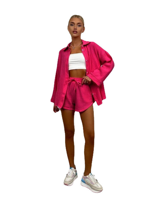 Veala - Fashionable Long Sleeve Blouse and Suit