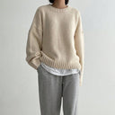Romy | Damen Entspannter Strickpullover