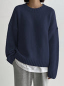 Romy | Damen Entspannter Strickpullover