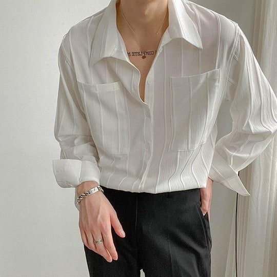 Barclay & Bloom - Men's Ribbed Menswear Shirt