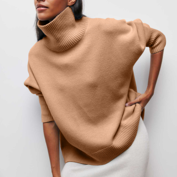 Mare Pullover - Warmer langärmeliger Rollkragenpullover