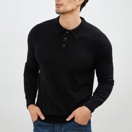 Dario | Herren Langarm Polohemd