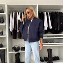 Ivy | Women's Quilted Bomber Jacket