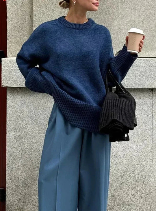 Sienna – Oversized Knit Pullover Sweater