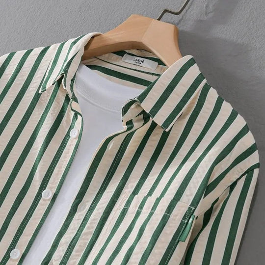 Barclay & Bloom - Herren Langarmhemd mit Streifen