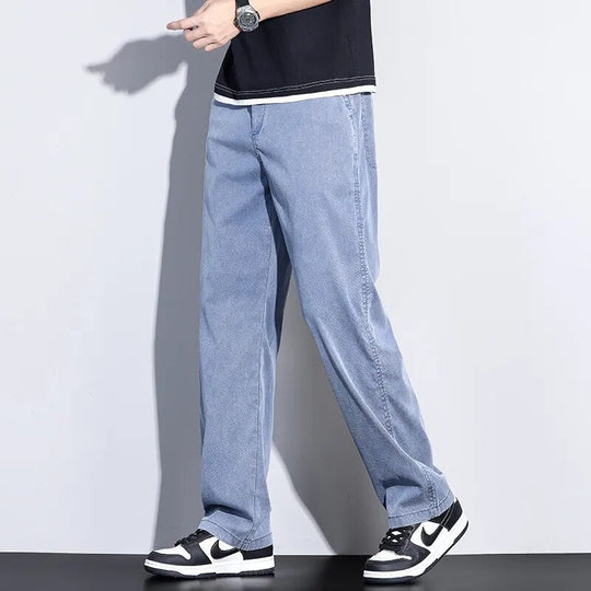 Barclay & Bloom - Heren Denim Jeans met Elastische Taille