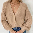 Liora – Women’s knitted button front cardigan