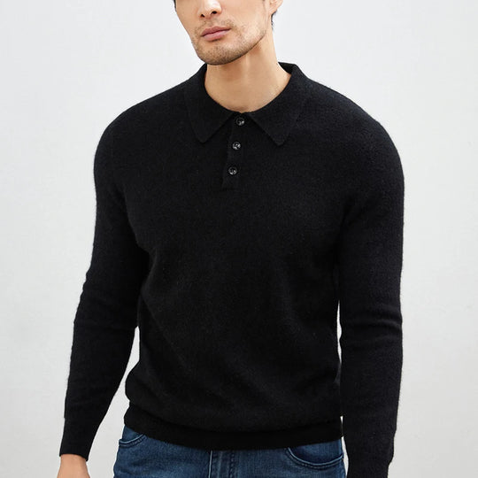 Dario | Herren Langarm Polohemd
