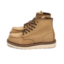 Barclay & Bloom | Men’s Leather Lace-Up Boots – Ankle Moc Toe Work Style with Contrast Sole