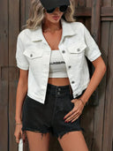 Janca Jacke - Kurzärmelige Jeansjacke