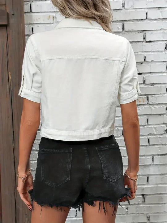Janca Jacket - Korte mouwen denimjack