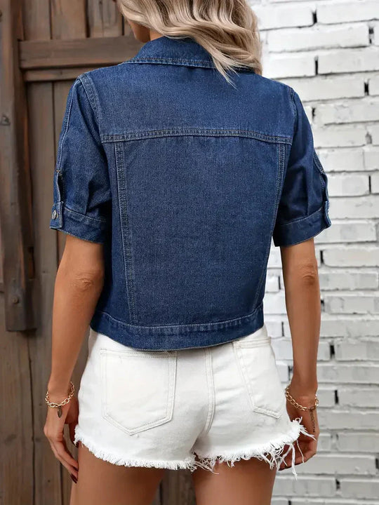 Janca Jacket - Korte mouwen denimjack
