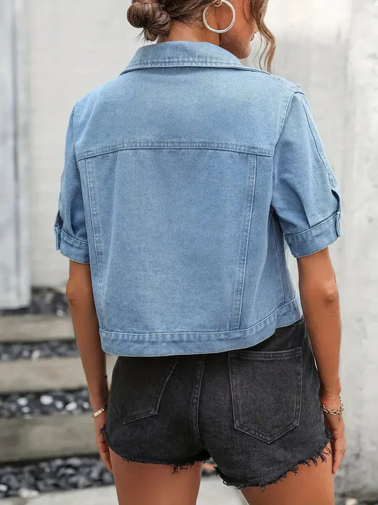 Janca Jacket - Korte mouwen denimjack