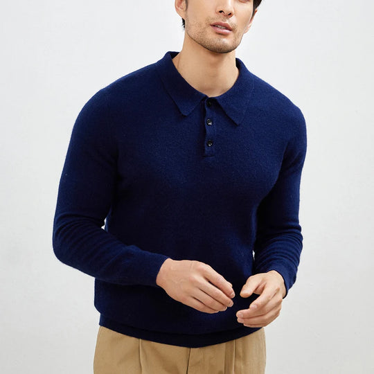 Dario | Herren Langarm Polohemd