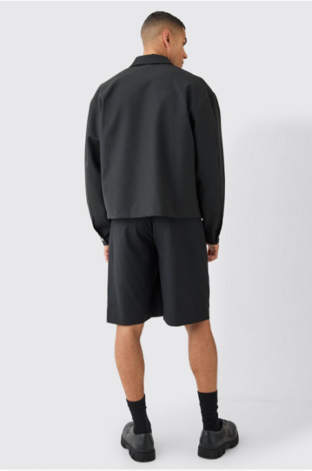 Barclay & Bloom - Herren Schwarze Bomberjacke