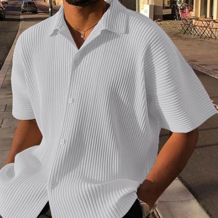 Barclay & Bloom - Herren Oversized Hemd Weiß