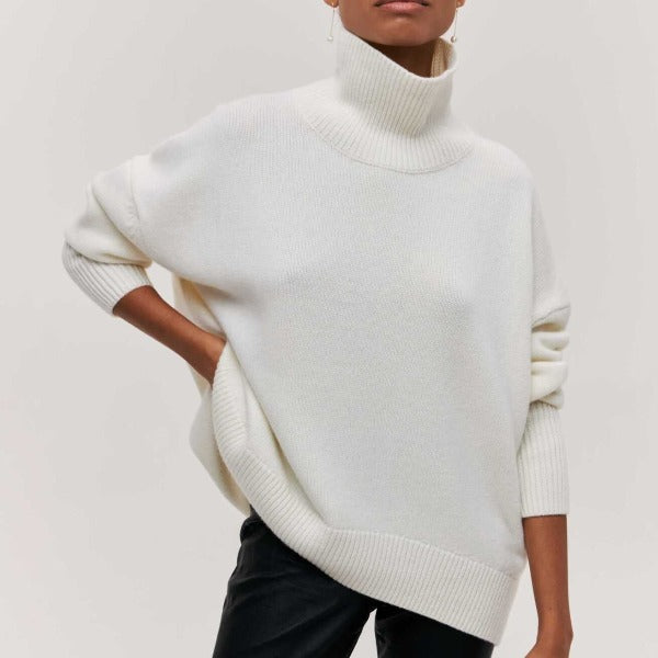 Mare Pullover - Warmer langärmeliger Rollkragenpullover