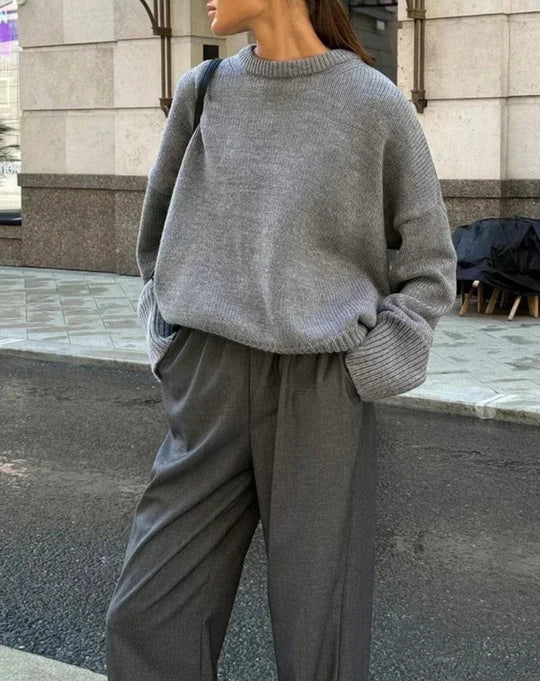 Sienna – Oversized Knit Pullover Sweater