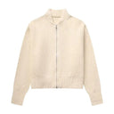 Elodie - Women's Cropped Knit Cardigan Sweater