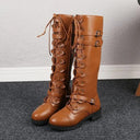 Iris | Women’s Lace-Up Knee-High Boots