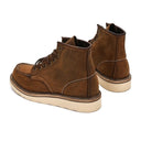 Barclay & Bloom | Men’s Leather Lace-Up Boots – Ankle Moc Toe Work Style with Contrast Sole