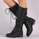 Iris | Women’s Lace-Up Knee-High Boots