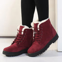Camille | Women's Winter Lace-Up Boots