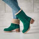 Elodie | Women's Winter Boots with Fold-Over Cuff