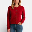 Céline – Women’s Wool Cardigan with Long Sleeves