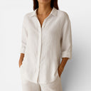Lize – Linen Long Sleeve Blouse