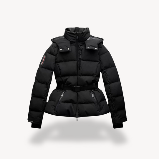 Barclay & Bloom | Women’s Winter Puffer Jacket – Belted Quilted Down Coat