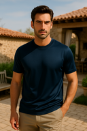 Liam Men’s Cotton T-Shirt – Short Sleeve Summer Wear