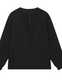 Barclay & Bloom | Men’s Henley Long Sleeve Shirt – Casual Cotton Knit Top