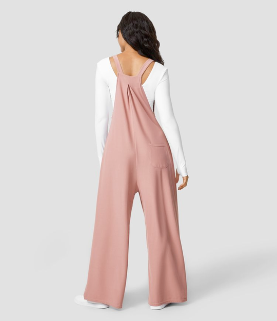 Dunja - Trousers with adjustable buttons on the straps