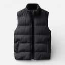 Barclay & Bloom | Men’s Puffer Vest – Lightweight Sleeveless Jacket with Zip Pockets and Stand Collar