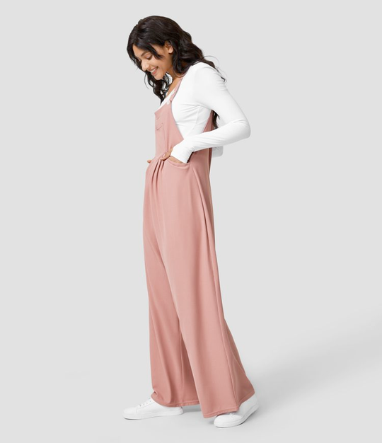 Dunja - Trousers with adjustable buttons on the straps