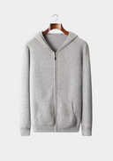 Extra-Fine Merino Wool Full Zip Hoodie