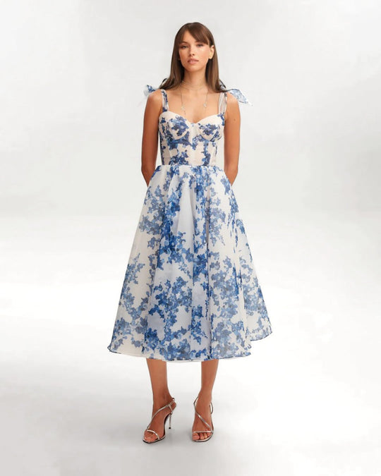 Cindy - Betoverende Blauwe Jurk