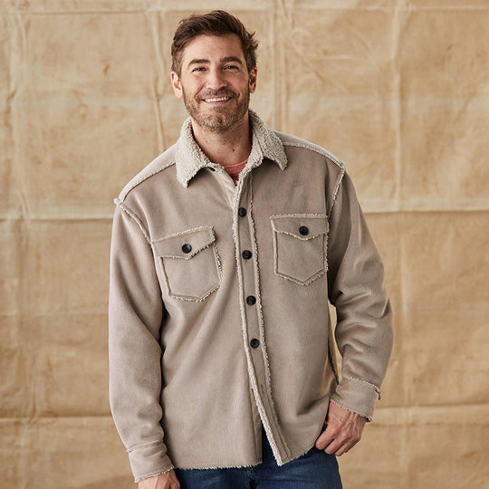 Darren - Men's Button-Down Corduroy Jacket