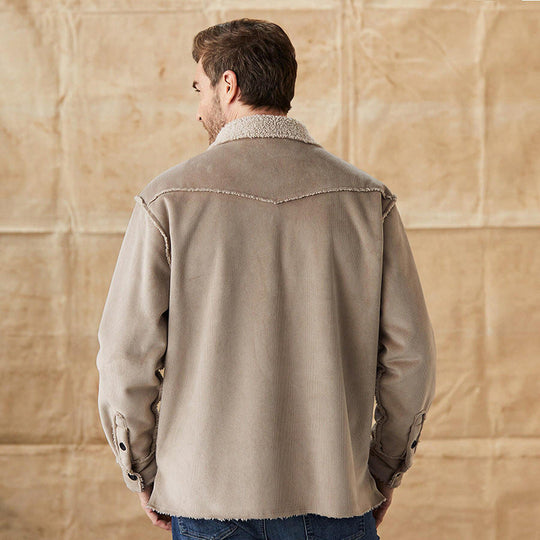Darren - Men's Button-Down Corduroy Jacket