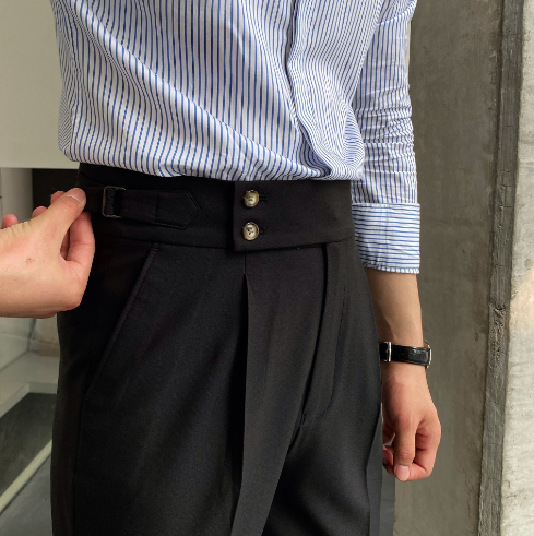 Barclay & Bloom - Men's Classic pleated trousers