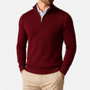 Barclay & Bloom | Gebreide Heren Pullover met Kwartrits