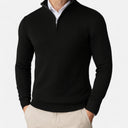 Barclay & Bloom | Gebreide Heren Pullover met Kwartrits