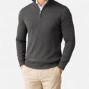 Barclay & Bloom | Gebreide Heren Pullover met Kwartrits