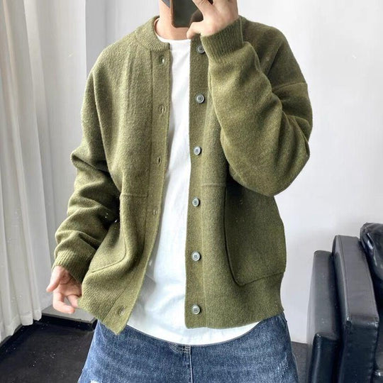Taylor Men’s Cardigan – Button-Up Knit Sweater