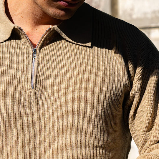 Barclay & Bloom - Men's Sweater With Zip-Up