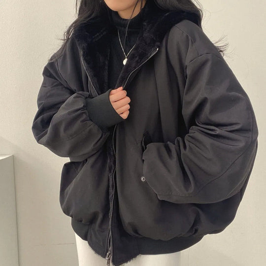 Yana Damen Oversized Bomberjacke – Wintermantel